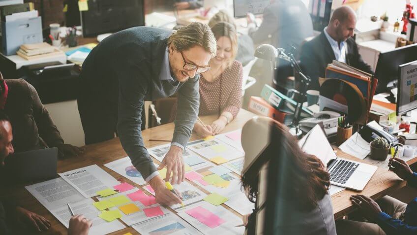 Business People Planning Strategy Analysis Office Concept.