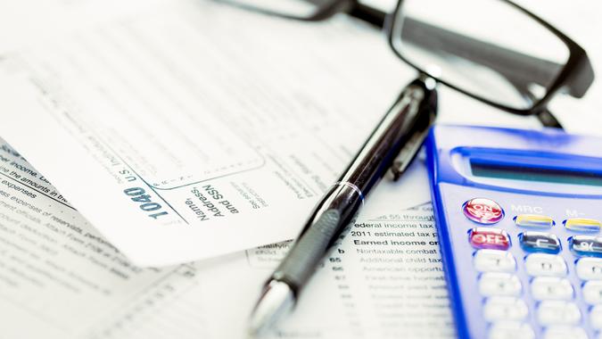 Tax forms.