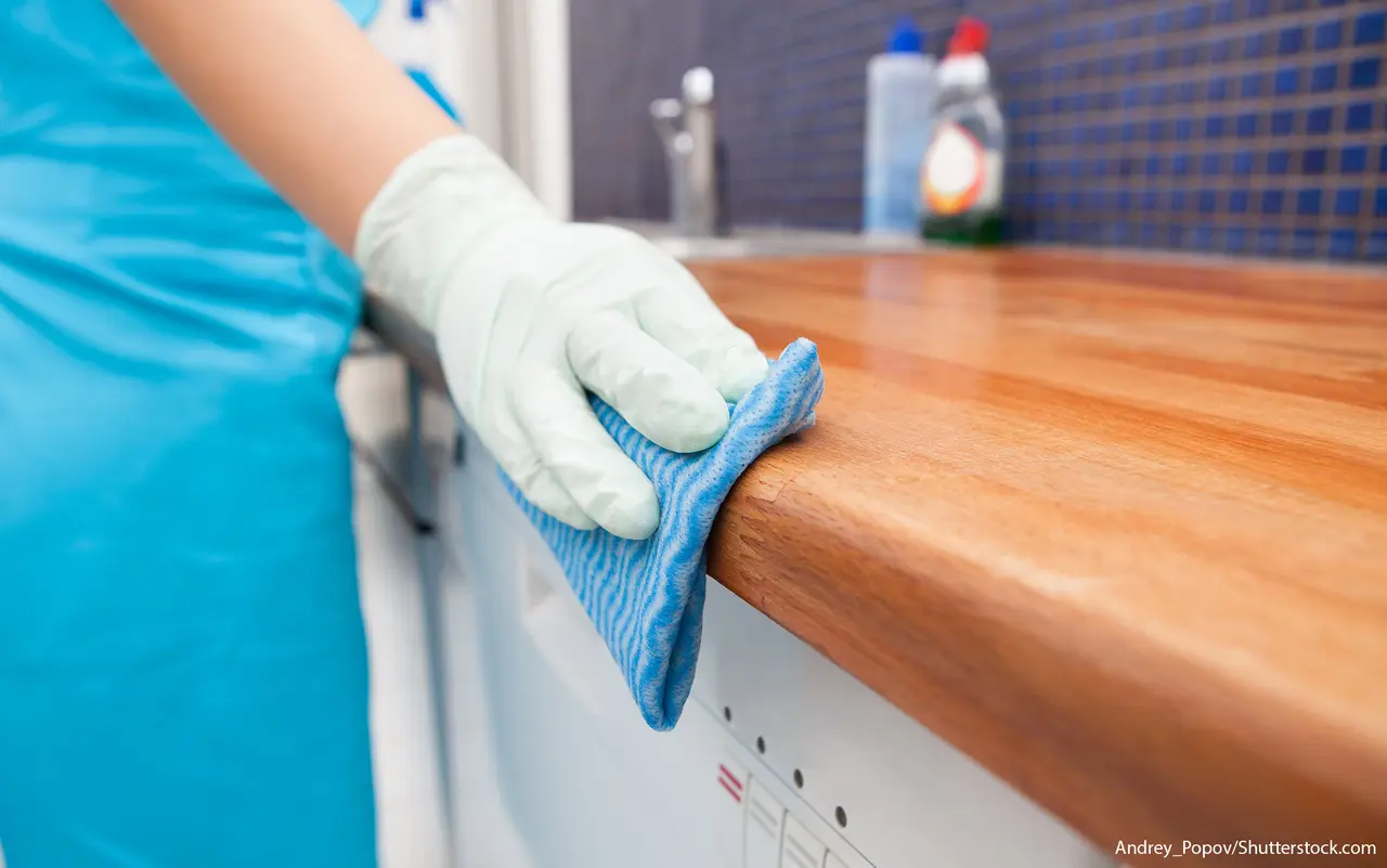 cleaning a tiny home
