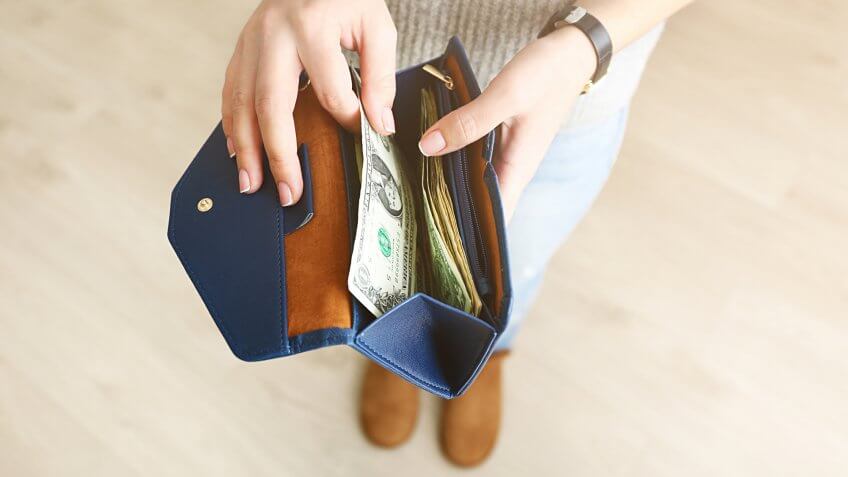 cash, wallet