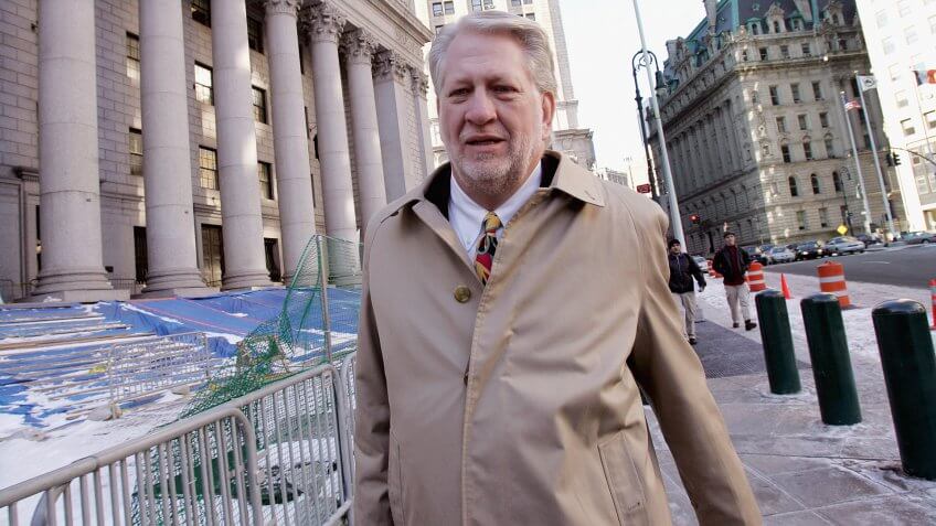 NEW YORK - MARCH 10: Bernard Ebbers former CEO of WorldCom enters Manhattan federal court March 10, 2005, in New York City.