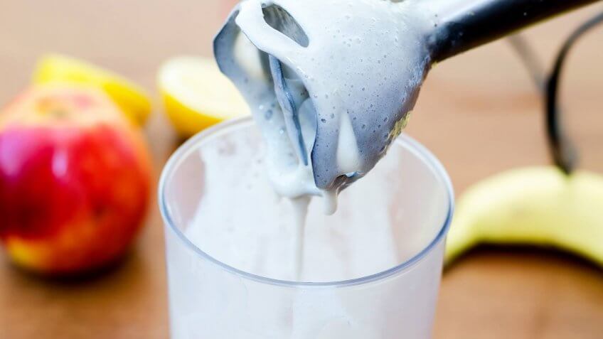 to cook milkshake a blender.