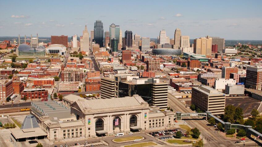 kansas city skyline kansas city skyline