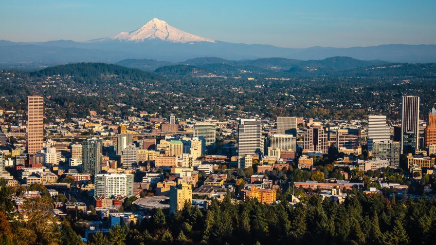 Portland skyline Portland skyline