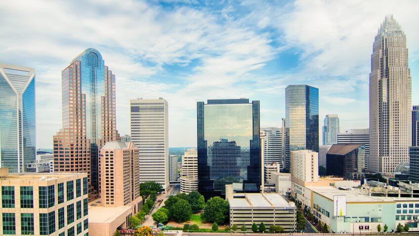 charlotte north carolina skyline charlotte north carolina skyline