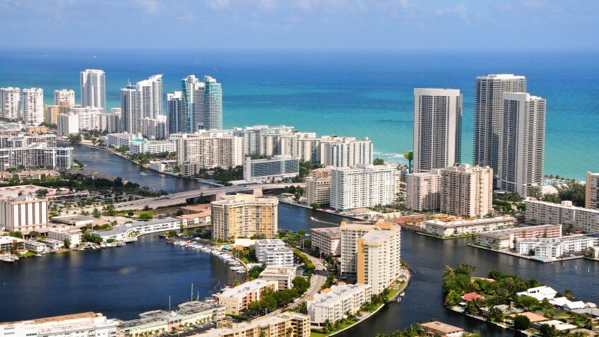 miami waterfront skyline miami waterfront skyline