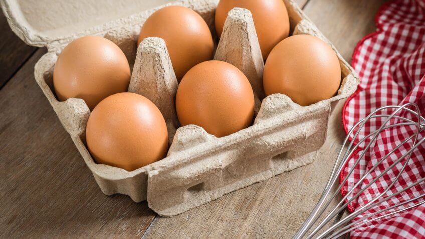 brown eggs