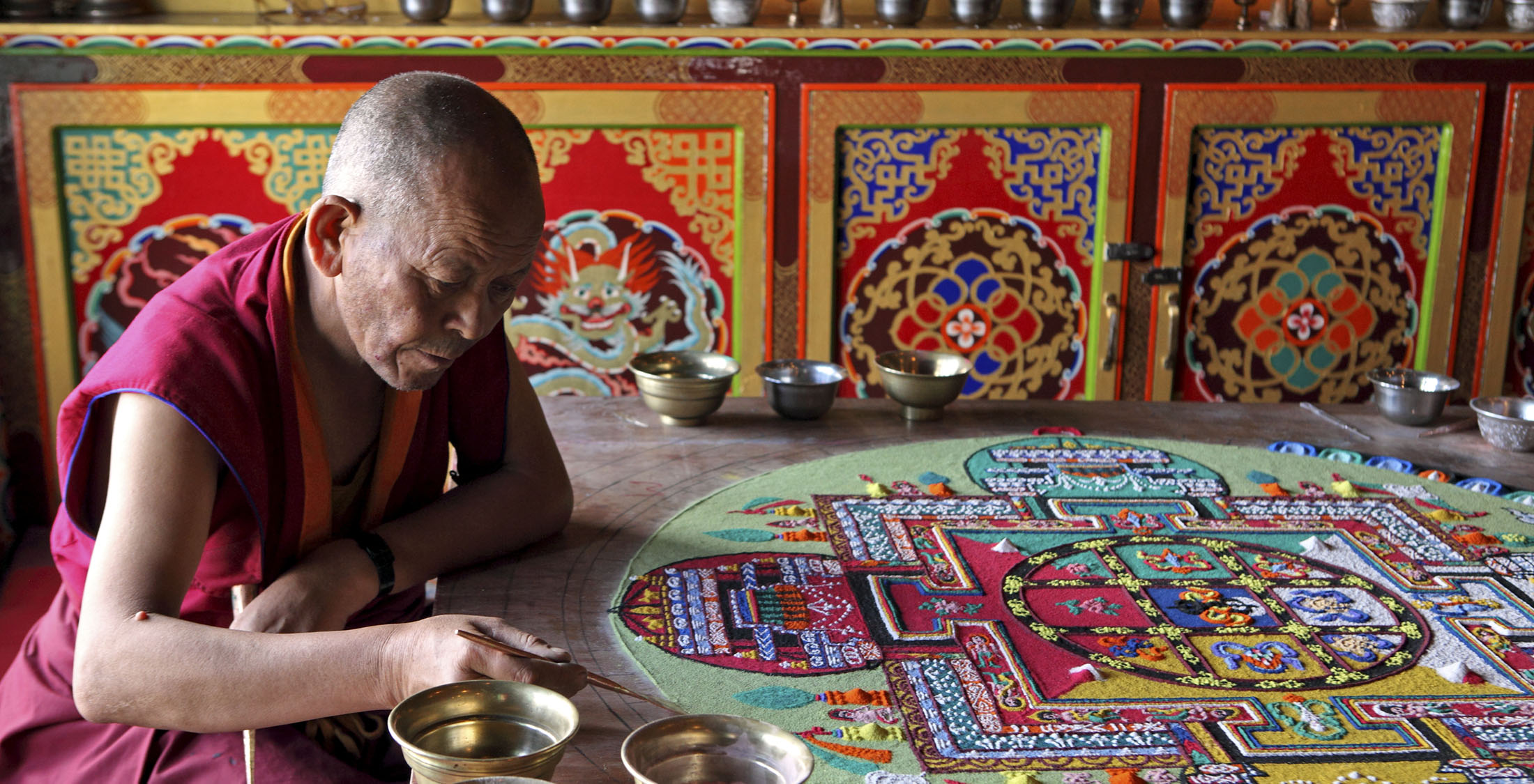 watch monks perform sand mandala watch monks perform sand mandala