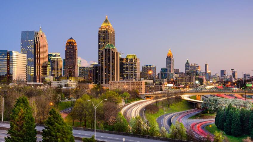 atlanta skyline atlanta skyline
