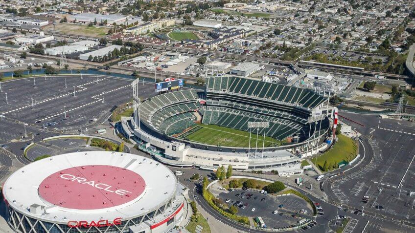 Oakland Raiders Game at Oakland Alameda Coliseum: $217.56, Oakland-Raiders-Oakland-Alameda-Stadium