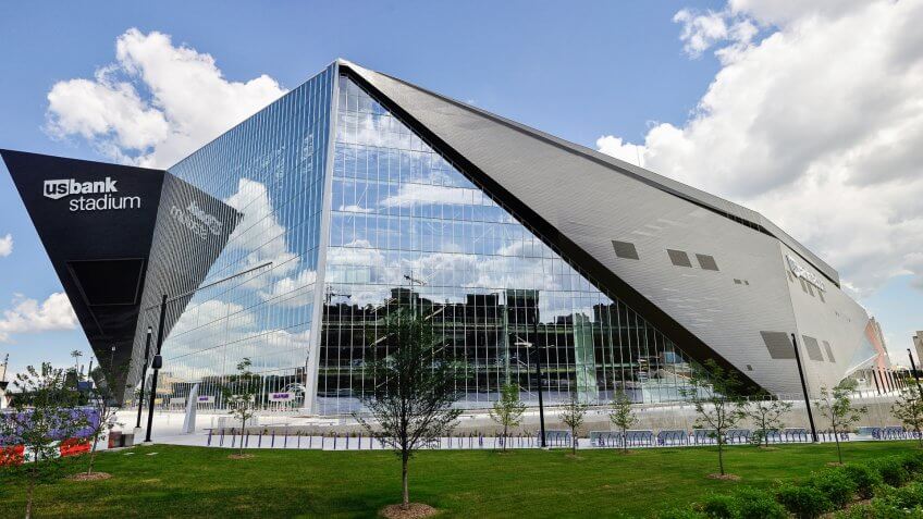 Minnesota Vikings Game at U.S. Bank Stadium: $224.34, Minnesota-Vikings-US-Bank-Stadium