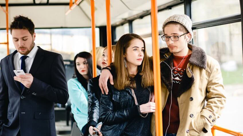 Use public transportation, if possible. Use public transportation, if possible.