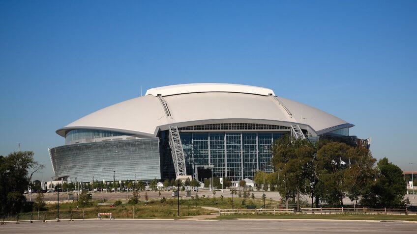 Dallas Cowboys Game at AT&T Stadium: $333.40, Dallas-Cowboys-ATT-Stadium