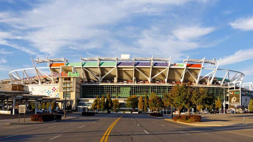 Washington Redskins Game at FedEx Field: $336.54, Washington-Redskings-FedEx-Field