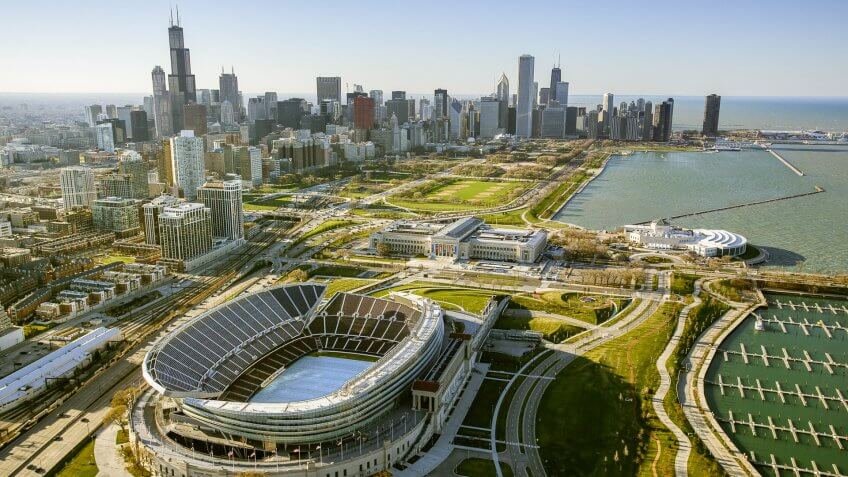 Chicago Bears Game at Soldier Field: $351.30, Chicago-Bears-Soldier-Field