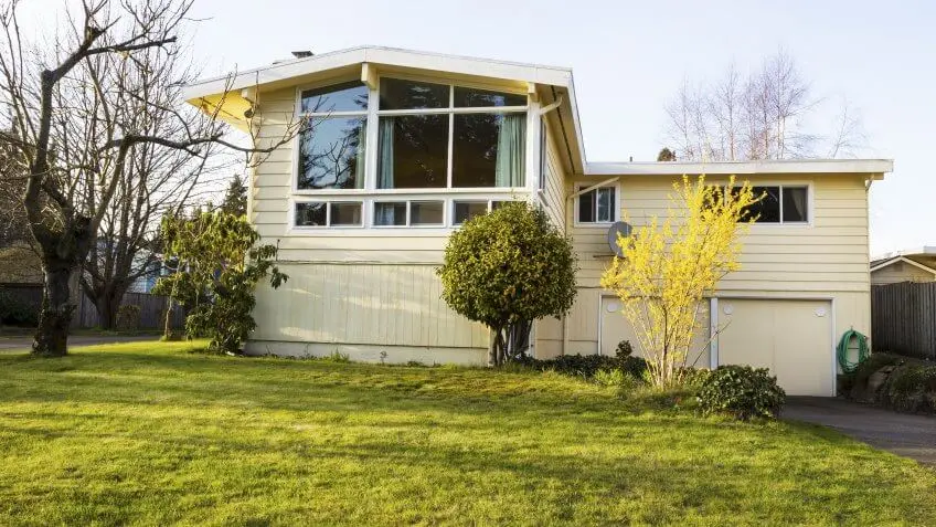 old yellow house