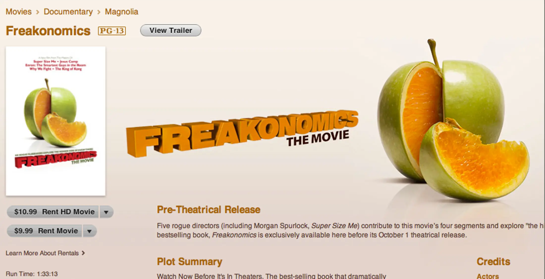 freakonomics movie page