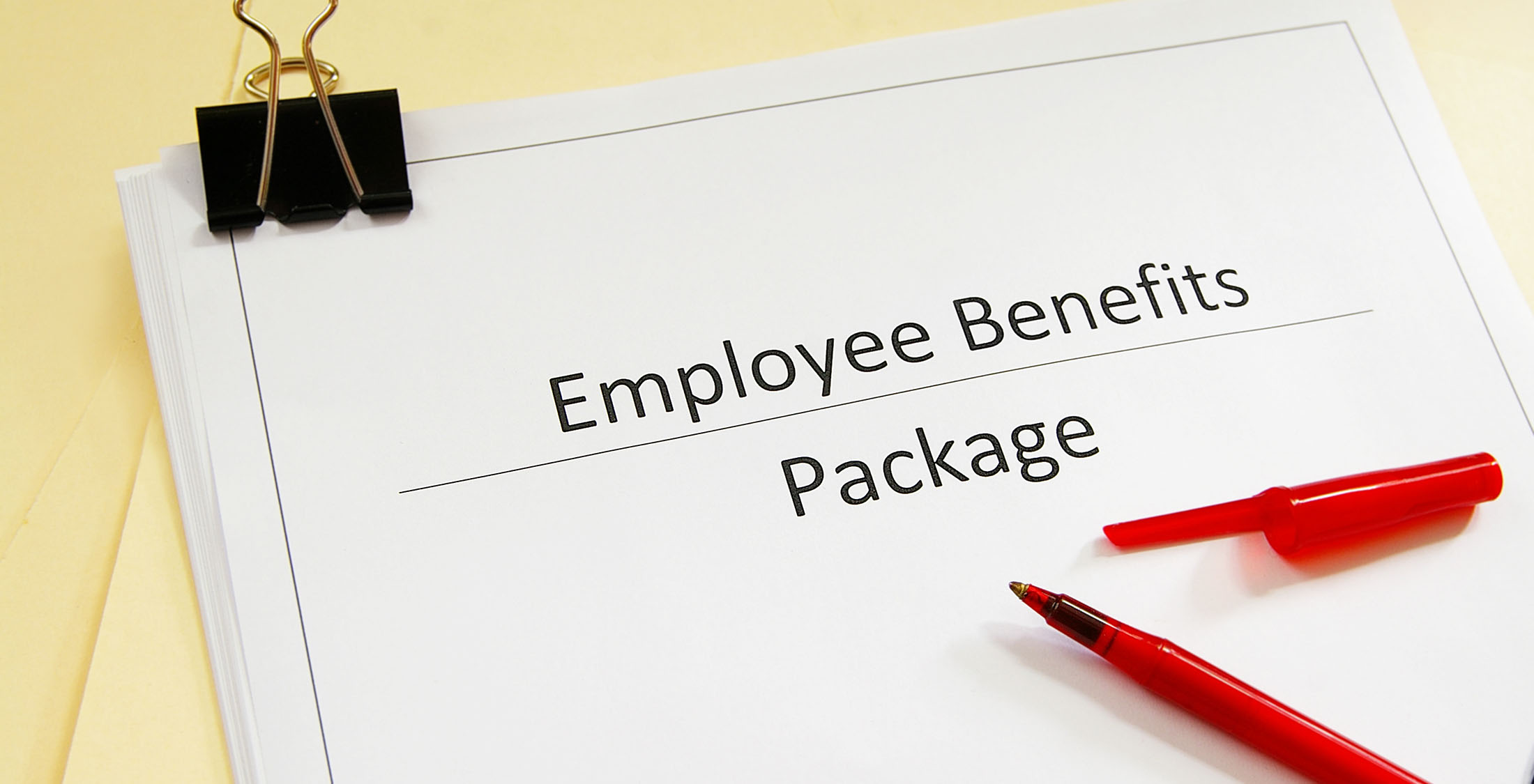 Know your company's benefits. employee benefits document