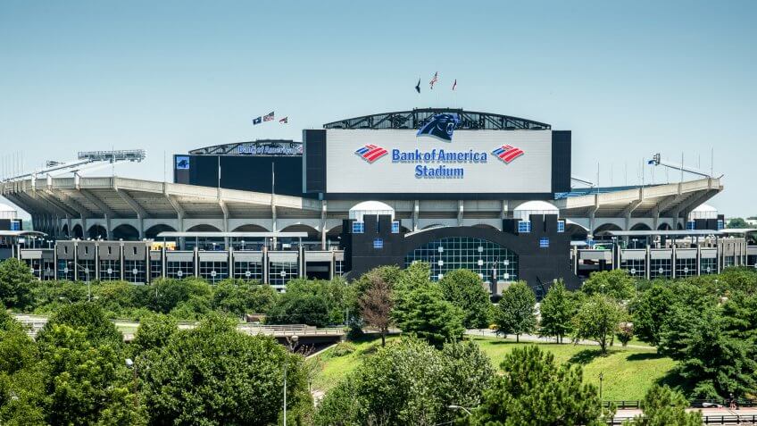 Carolina Panthers Game at Bank of America Stadium: $208.08, Carolina-Panthers-Bank-of-America-Stadium