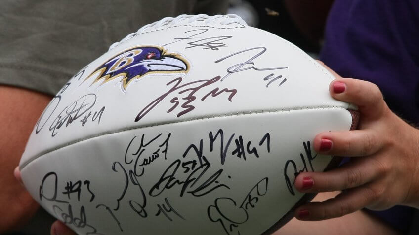 signed-Ravens-football