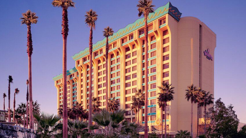 Paradise Pier Hotel suites. Paradise Pier Hotel suites.