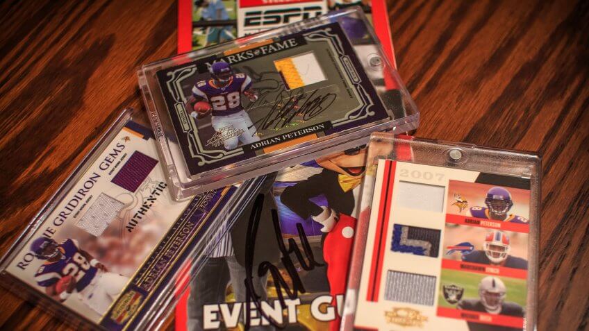 2007, Absolute Memorabilia, Adrian Peterson, Drew Brees, RC, autograph, football-cards, patch, trading cards