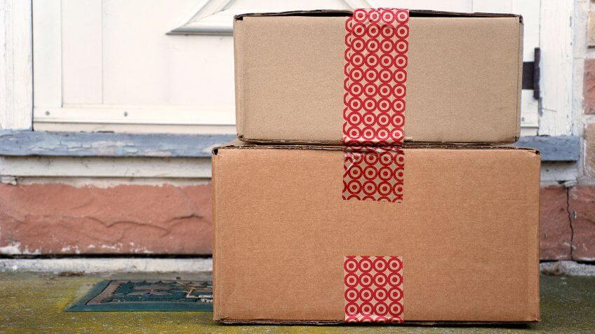 HAGERSTOWN, MD - DECEMBER 12, 2015: Image of Target packages.