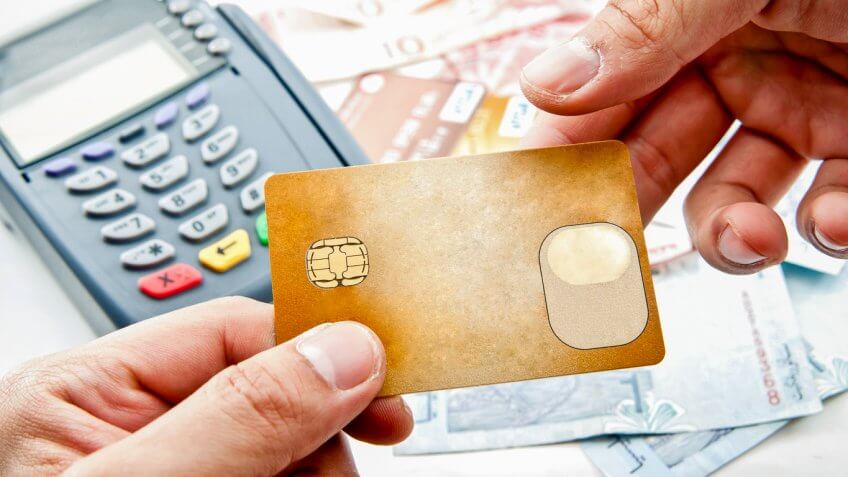 Chip credit card Chip credit card