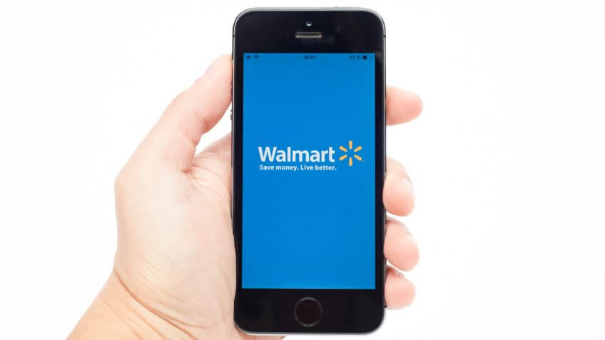 walmart logo on iphone