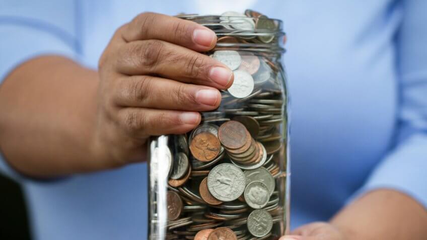Get a coin jar. Get a coin jar.