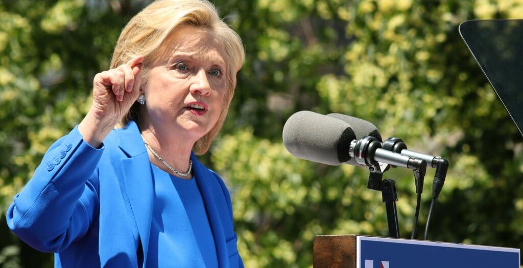 Clinton wants to ensure everyone pay their fair amount of taxes. hillary clinton speech