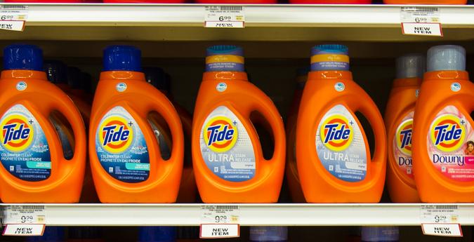 Brand-name detergent