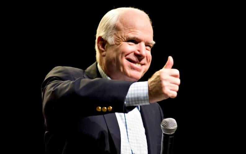 John McCain's net worth is estimated at $10.5 million.
