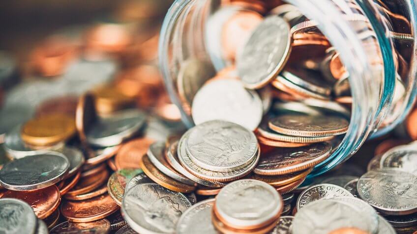 pile of coins