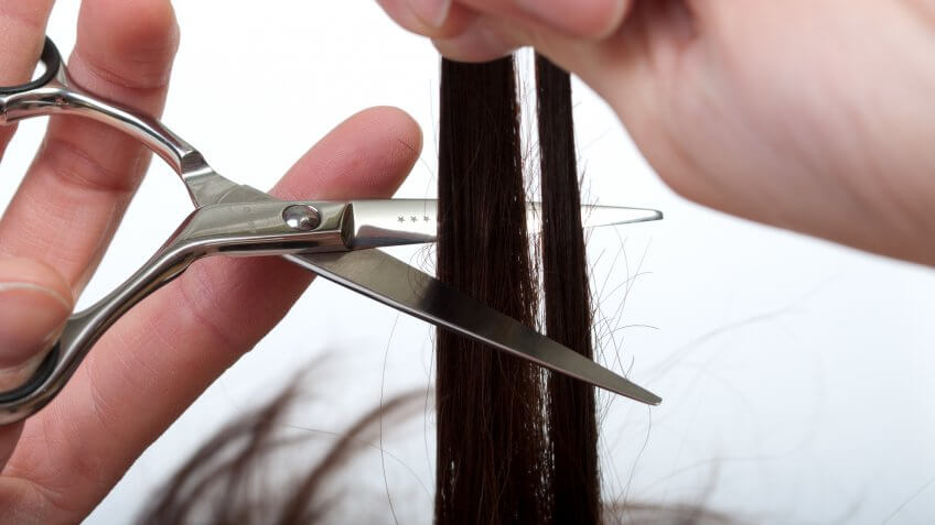Cut your own hair. Cut your own hair.