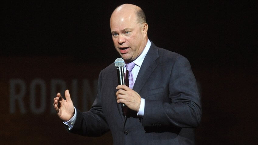 NEW YORK, NY - MAY 12: American hedge fund manager David Teppers speaks at The Robin Hood Foundation's 2014 Benefit at the Jacob Javitz Center on May 12, 2014 in New York City.
