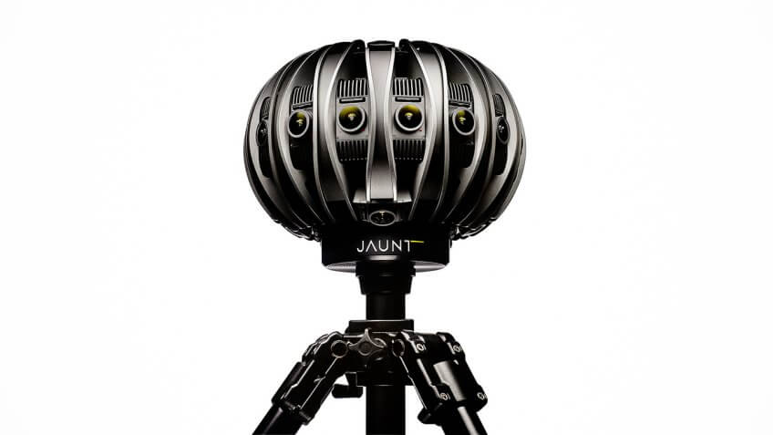Jaunt virtual reality camera