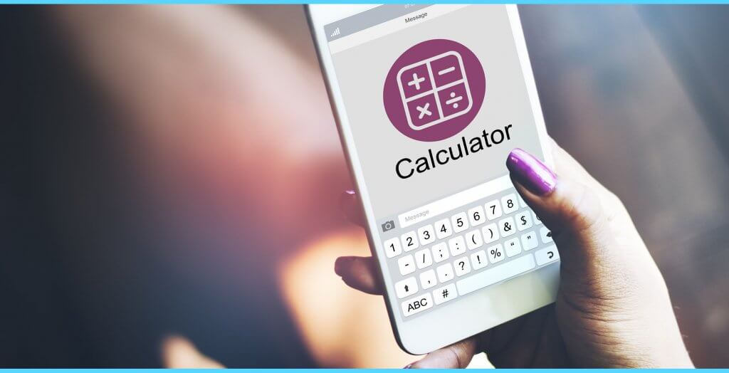 Banks need to offer customers more tools. woman's hand using phone calculator