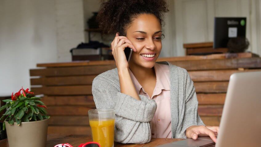 Request a longer lease. woman talking on phone