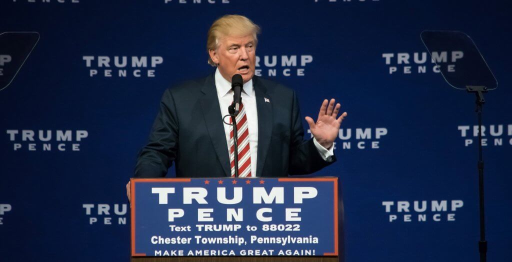 Trump wants to create new jobs in the energy sector. donald trump giving speech