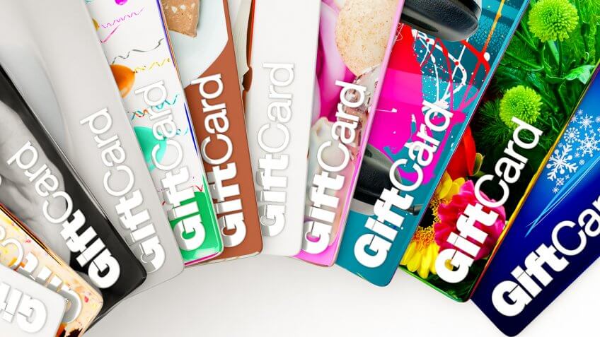 gift card stack