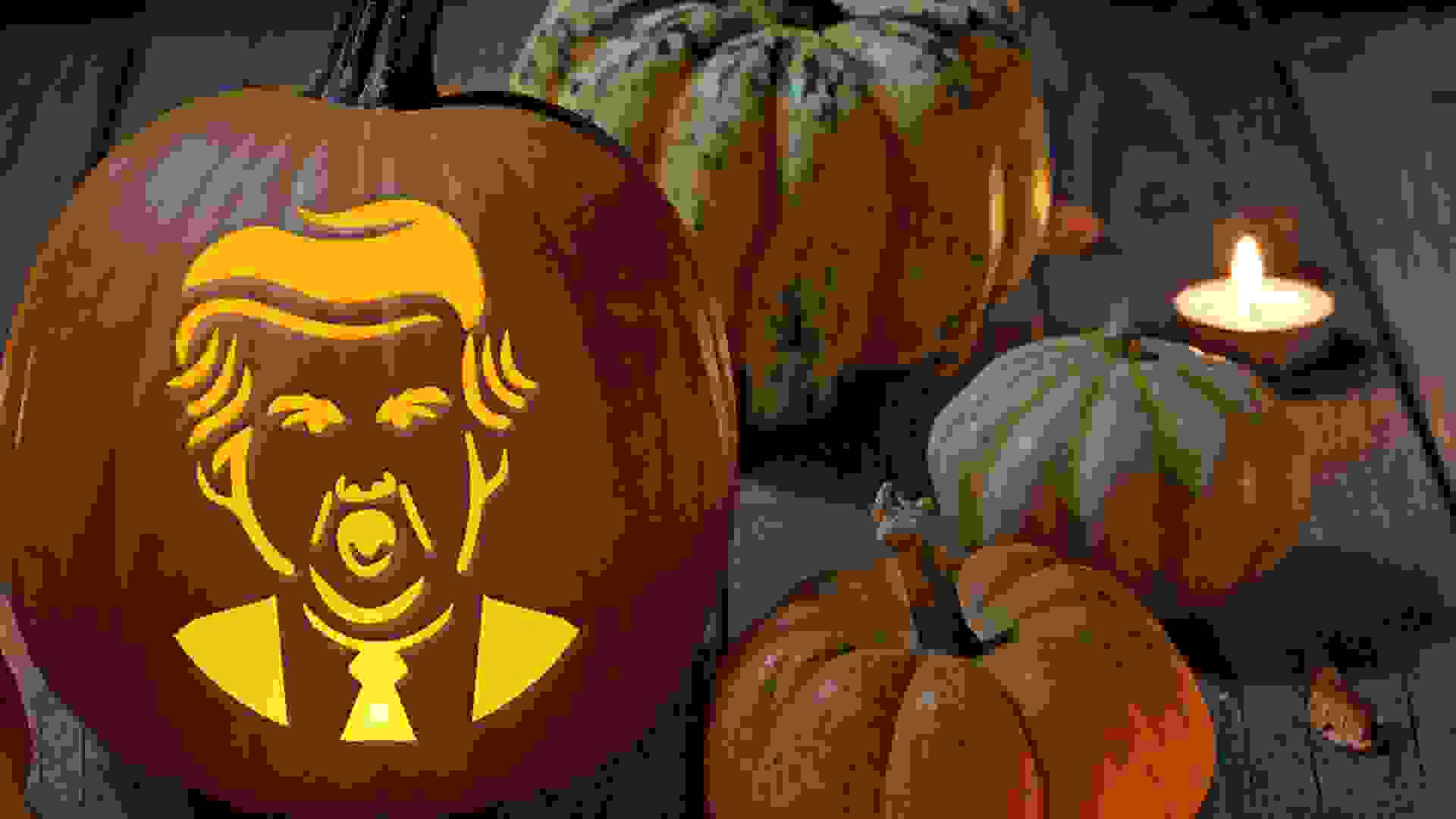 president-trump-pumpkin-carving-template-digital-download