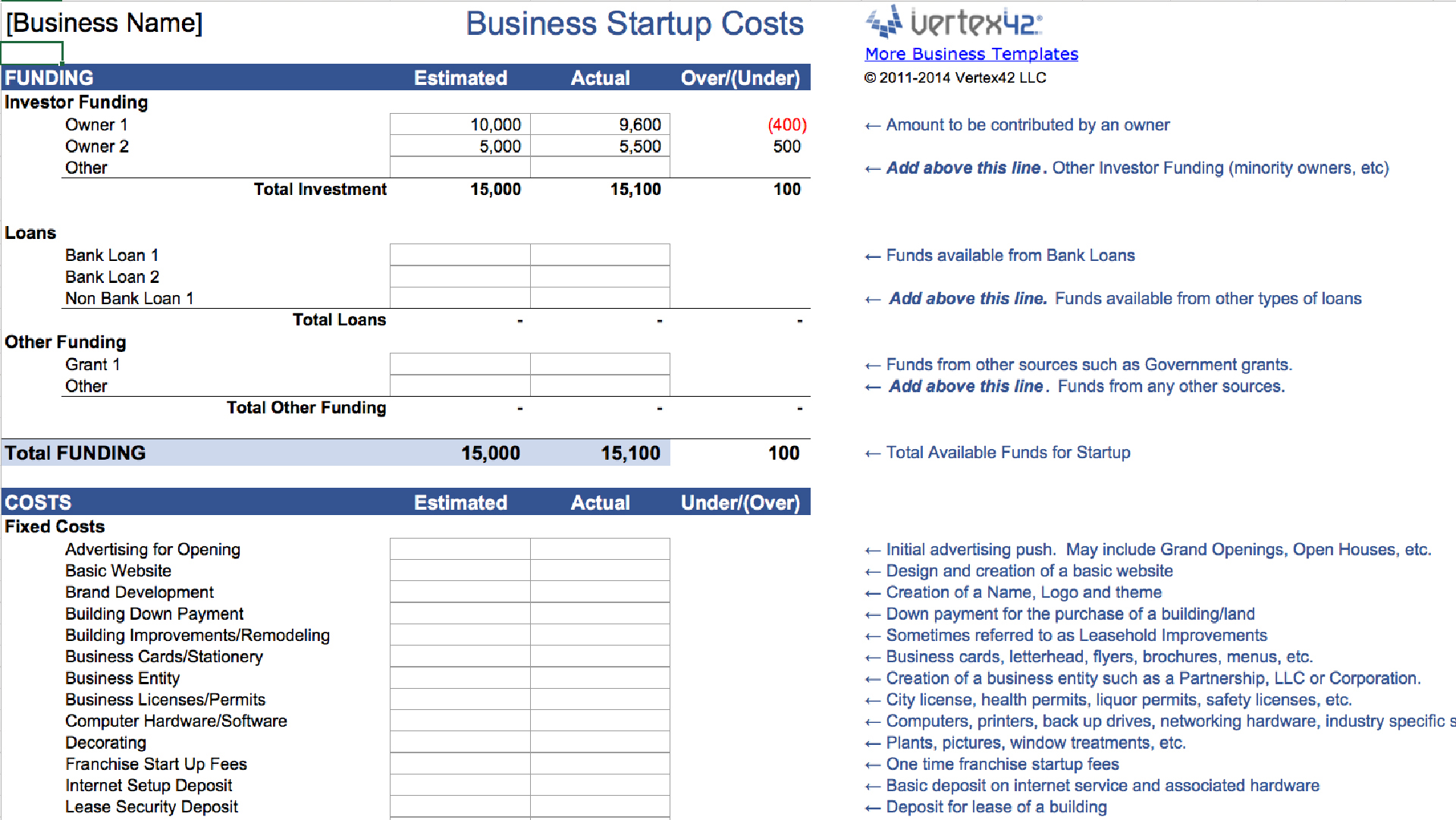 Microsoft Office 2011 For Mac Excel Projected College Cash Flow Analysis Worksheet