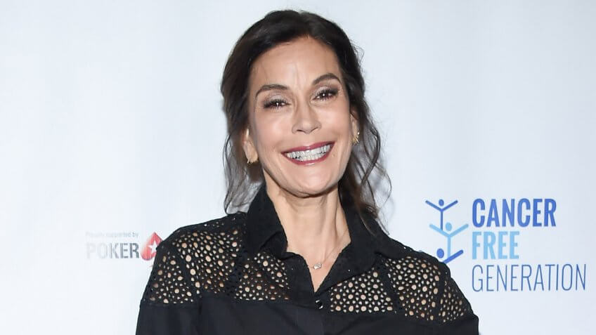 Teri Hatcher arrives for the Ante Up of Cancer on June 3, 2017 in Beverly Hills, CA.
