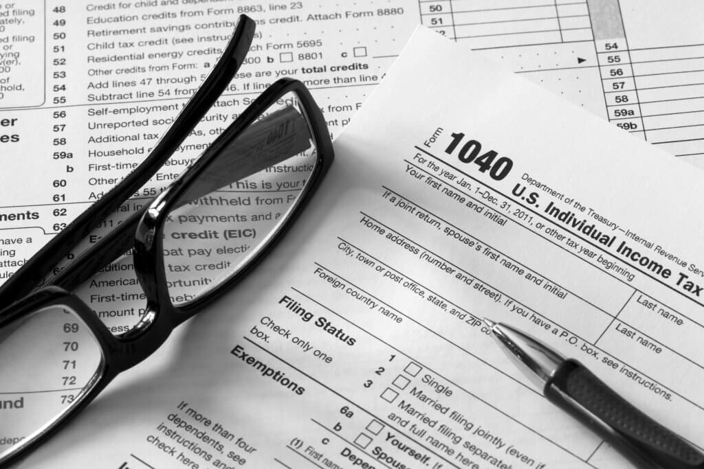 They keep taxes in mind IRS form 1040