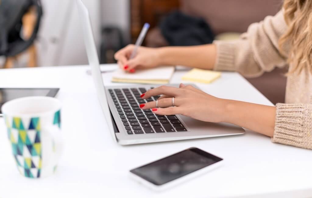 They build multiple sources of income woman on laptop