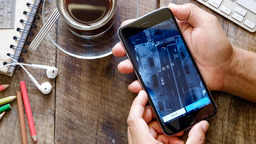 Uber. Uber app
