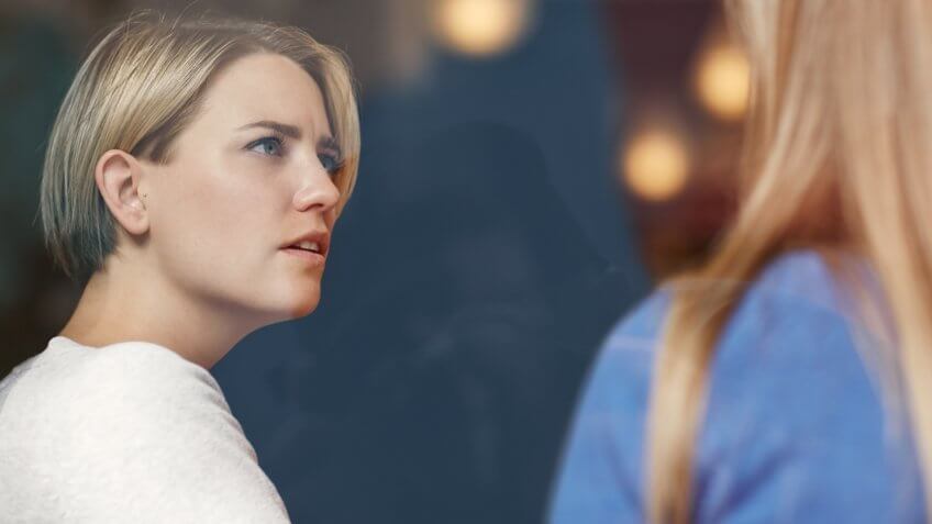 listening intently