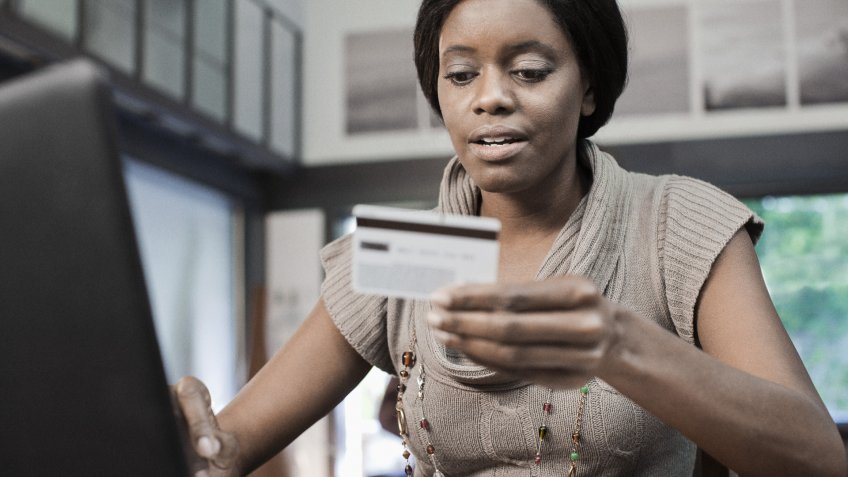 paying with a credit card