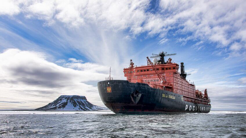 sailing to the north pole